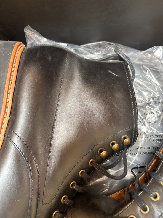 J.Crew Mens Kenton Pacer Leather Boots Black Size 10 main image 3